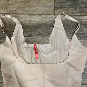 Spanx Beige Open Bust Bodysuit